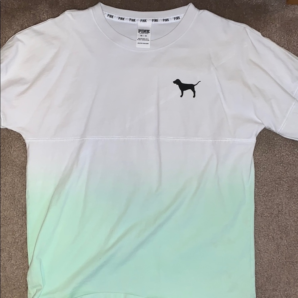 Pink Pullover Ombré Green - Picture 1 of 3